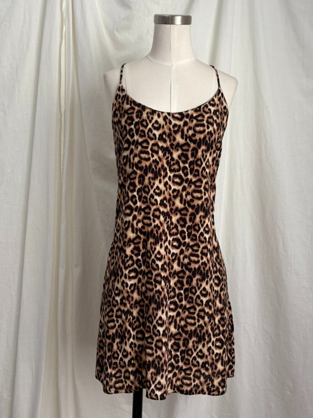 Forever 21 Leopard Print Mini Dress L